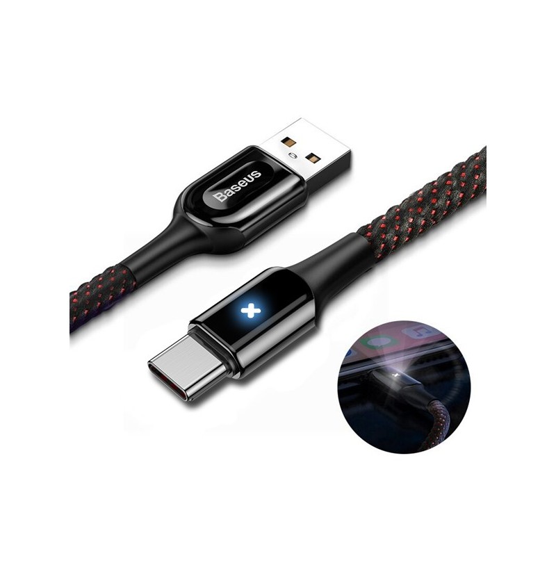 BASEUS CABLE X SHAPED LIGTH (TIPO C)