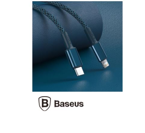 BASEUS CABLE HIGH DENSITY BRAIDED TIPO C A LIGHTNING 20W