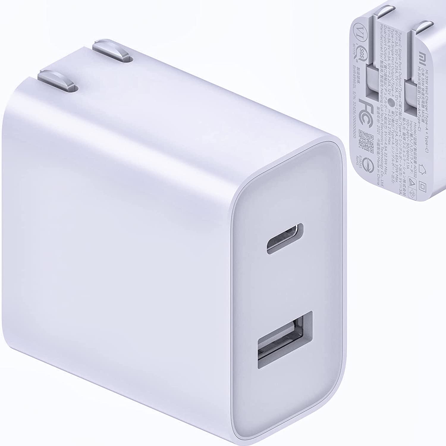 XIAOMI ADAPTADOR TIPO C + TIPO A ORIGINAL 33W 