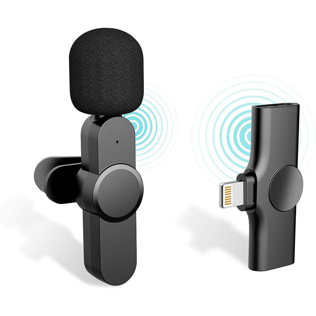 MICROFONO MULTIMEDIA INALAMBRICO k9 ENTRADA LIGHTNING 