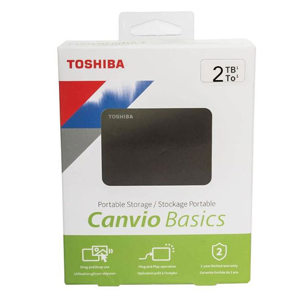DISCO DURO EXTERNO TOSHIBA 2T CANVIO BASICS