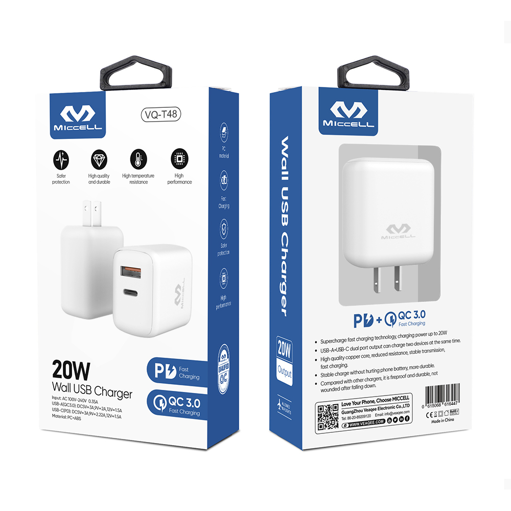 MICCELL CARGADOR IPHONE 20W