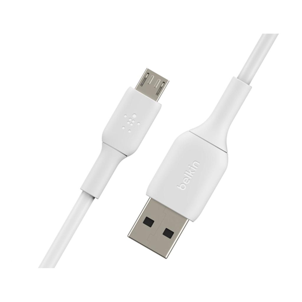 CABLE BELKIN BOOSTCHARGE USB A MICRO USB 1MT BLANCO
