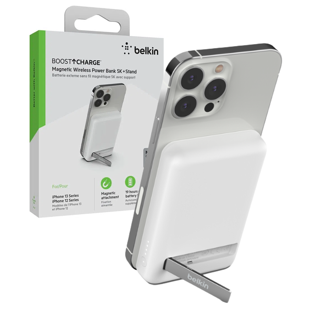 BELKIN MAGNETIC WIRELESS POWER BANK 5000 mAh