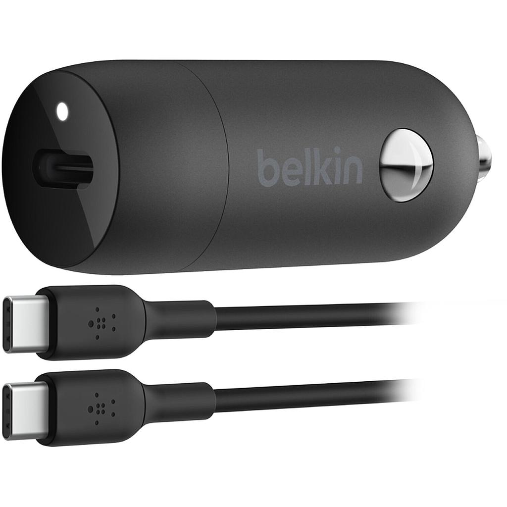 BELKIN CARGADOR VEHICULAR 30W CON CABLE TIPO USB-C A C PPS