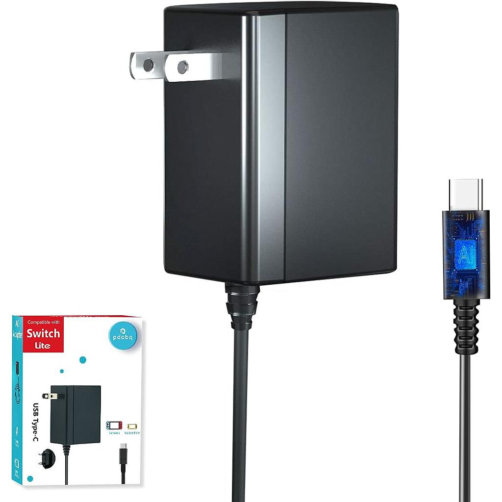 CARGADOR PARA NINTENDO SWITCH CON CABLE DE CARGA
