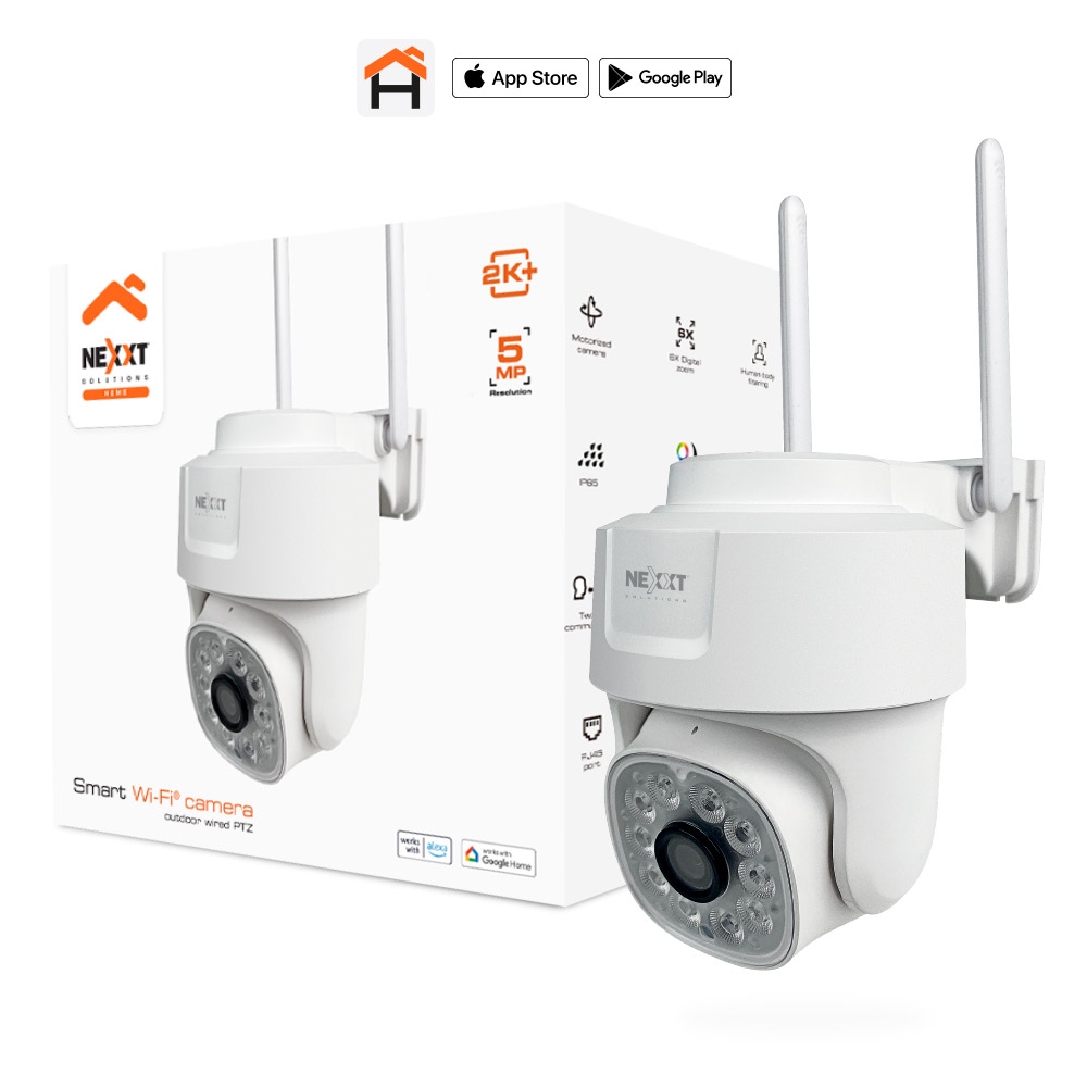 CAMARA NEXXT HOME EXTERIOR PTZ 2K 5MP NHC-OP10