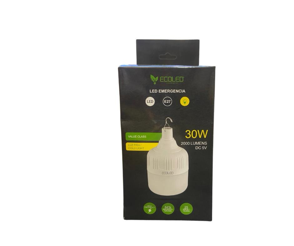 FOCO RECARGABLE ECOLED 30W 