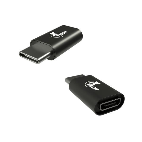 ADAPTADOR TIPO C MACHO A MICRO USB HEMBRA XTC526