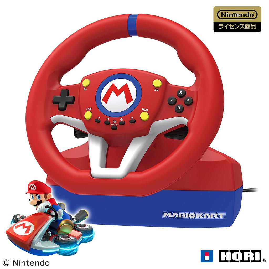 VOLANTE DE CARRERAS NINTENDO SWITCH MARIO KART PRO HORI