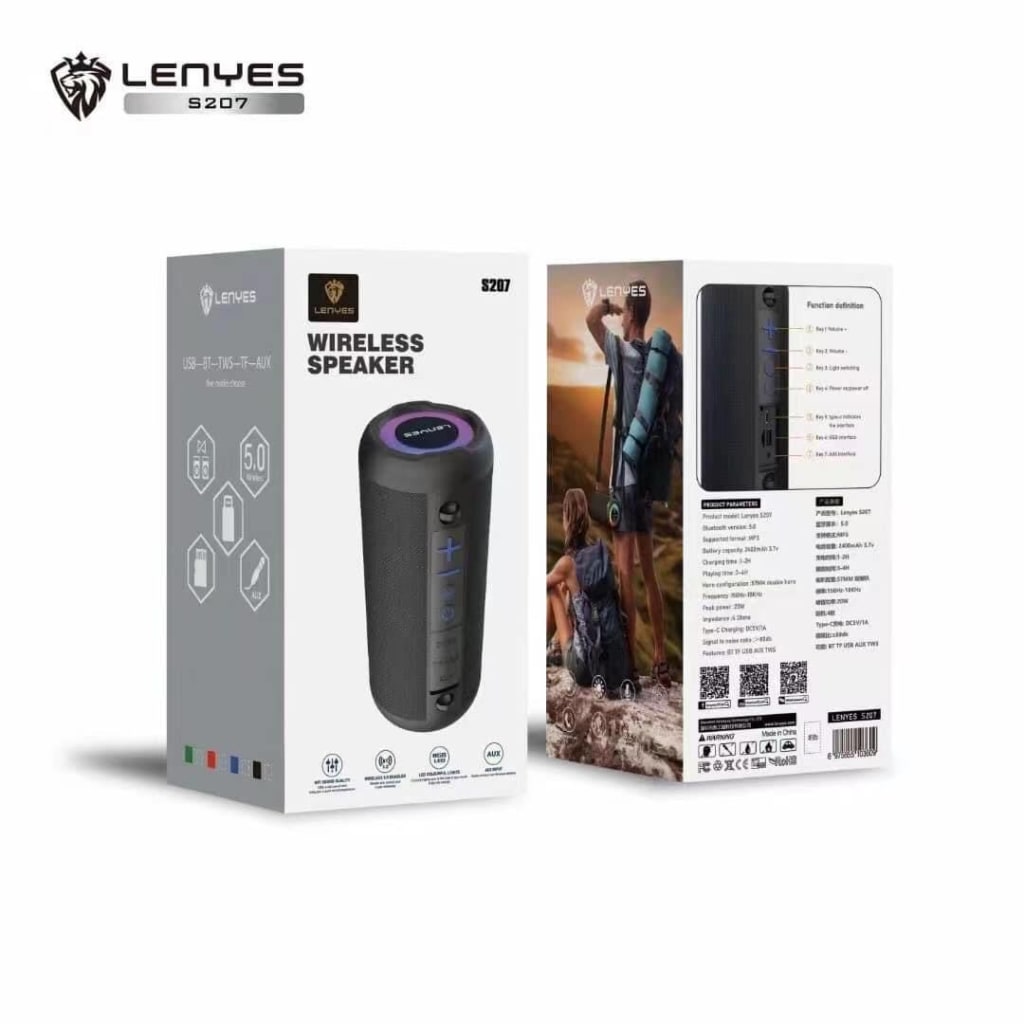 PARLANTE BLUETOOTH LENYES S207