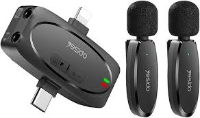 MICROFONO MULTIMEDIA INALAMBRICO YESIDO 3 EN 1 DOBLE KR15