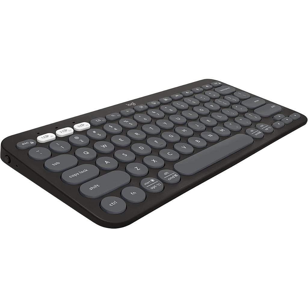 LOGITECH TECLADO BLUETOOTH PEBBLE KEYS 2 NEGRO K380 