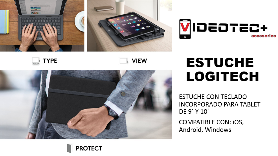 ESTUCHE CON TECLADO LOGITECH