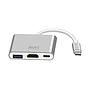 ADAPTADOR MULTIPUERTO TIPO C A HDMI, USB, TIPO C XTC565